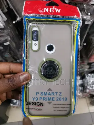 Huawei Y9 (2019) Ultra Clear Silicone Case With Ring
