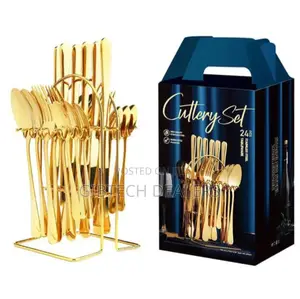 Golden 24pcs Cutlery Set
