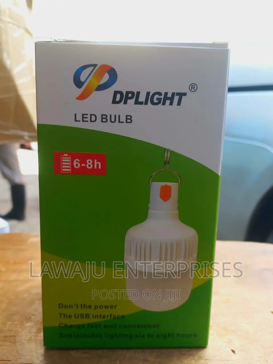 LED DP Light Rechargeable Bulb