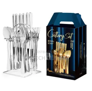 Silver 24pcs Cutlery Set