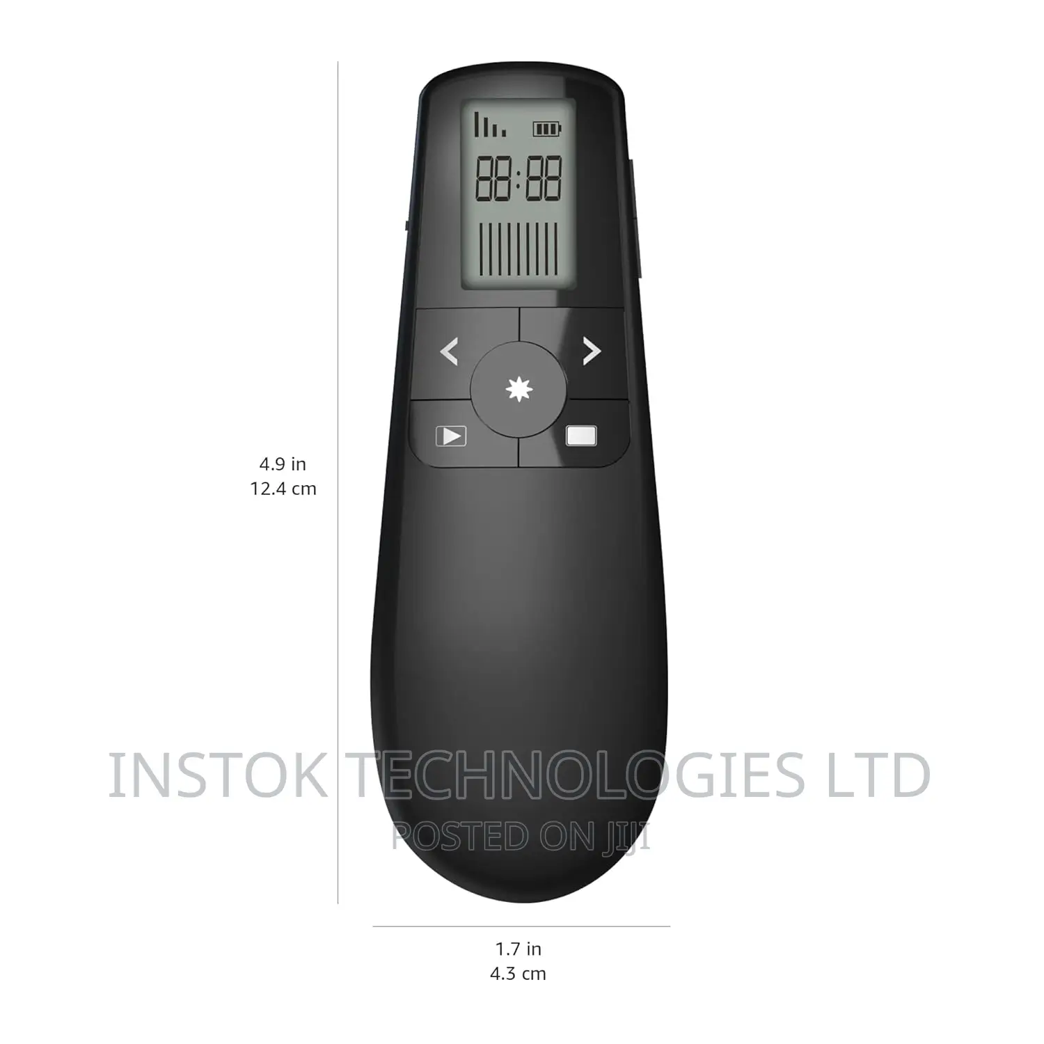 Amazon Basics Wireless Presenter, Green Laser With Timer, 2.