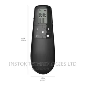 Amazon Basics Wireless Presenter, Green Laser With Timer, 2.