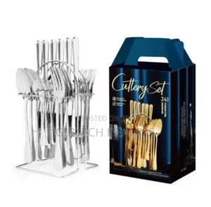 Silver Cutlery Set 24pcs