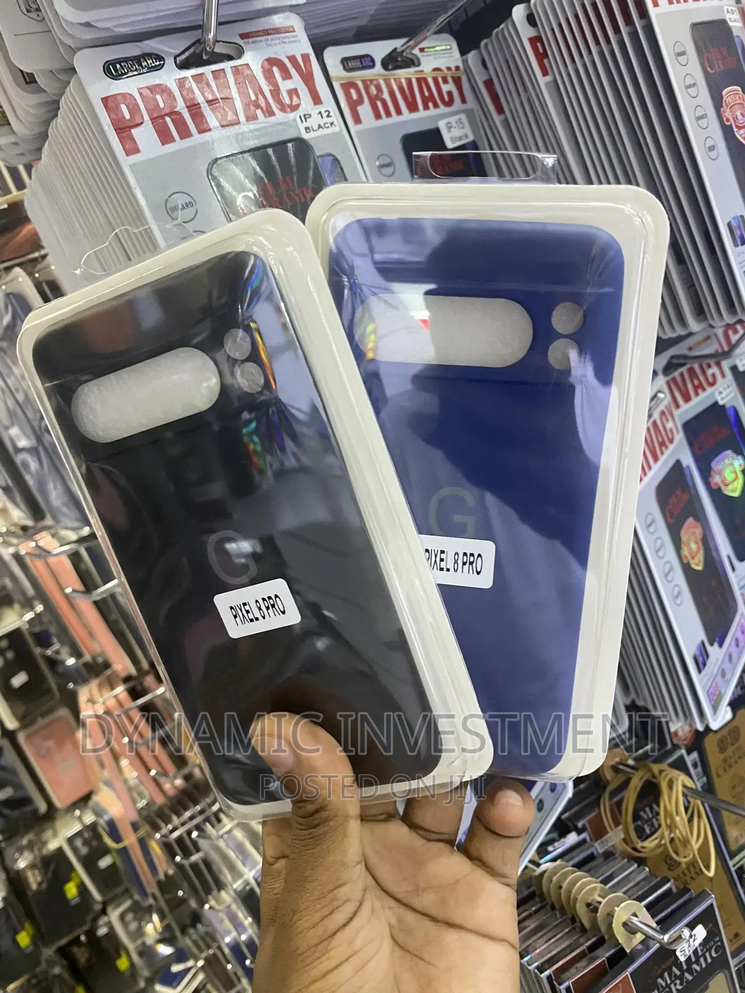 Liquid Silicone Case/Cover for Google Pixel 8 Pro-Black