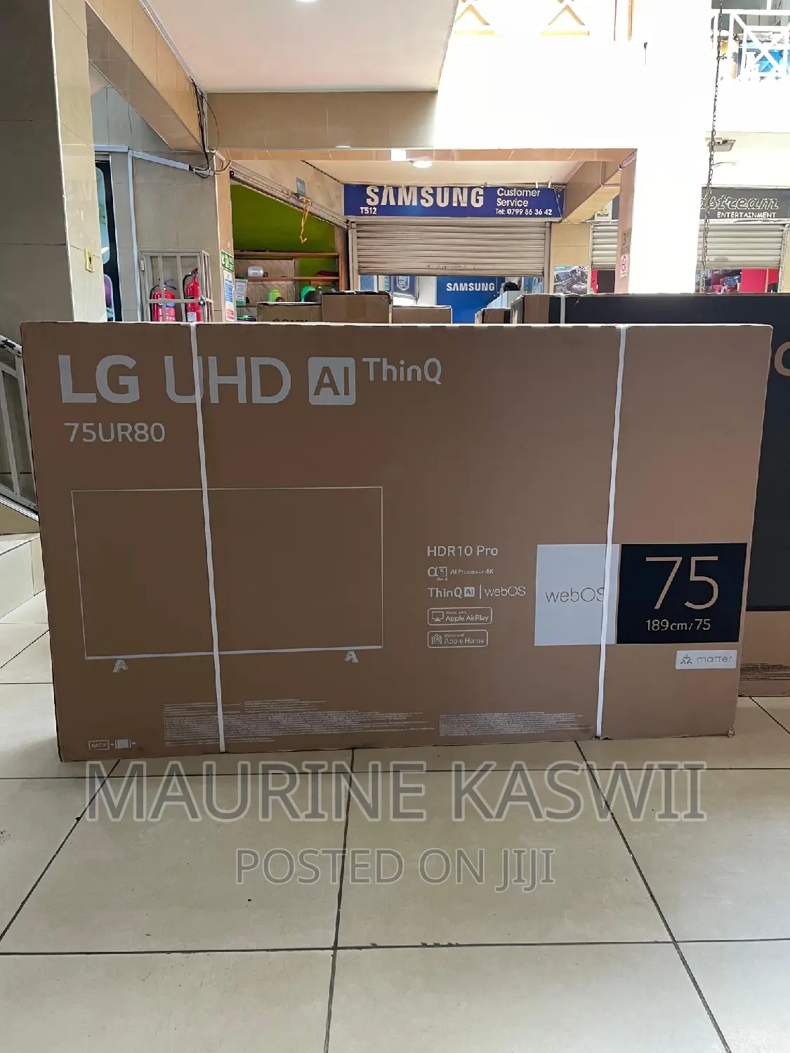 LG 75" Ur8000 Uhd Smart TV With Magic