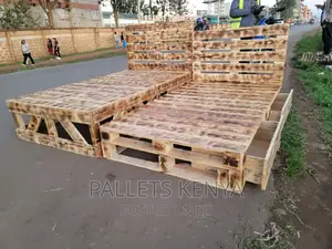Pallet Bed- 4*6 Pallet Bed With Drawers. (HM03)