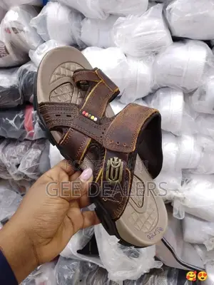 Leather Men Open Shoes 40-45