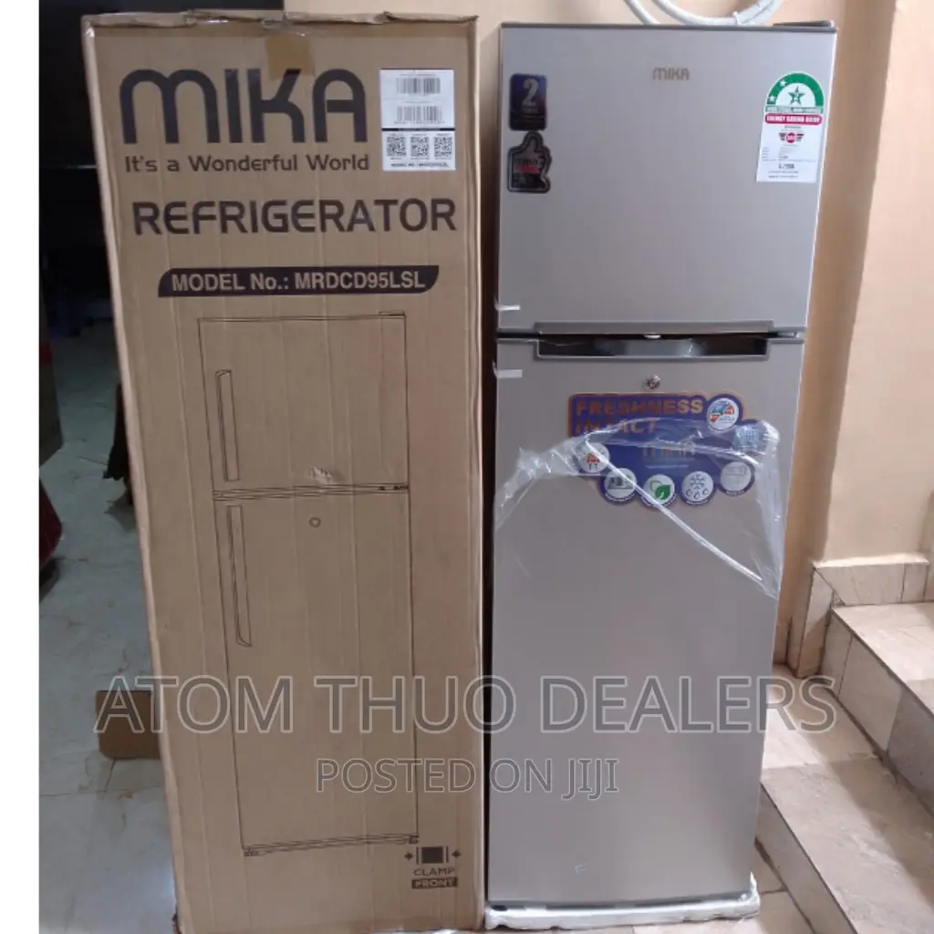 Mika 168 Litres Double Door Fridge 