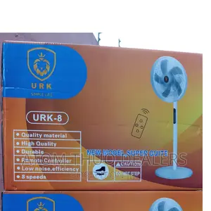URK 16 Inches Standing Fan With Remote 