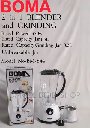 Boma Blender 2 in 1 Model BM806