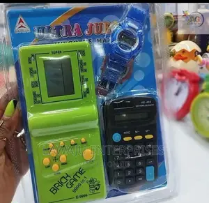 Kid's Holiday Gift Set(Brick Game,Watch and Calculator)