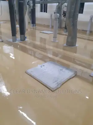Cream Epoxy Flooring