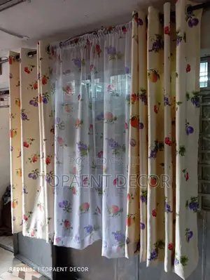 Kitchen Curtain and Sheer Kitchen Curtain and Sheer
