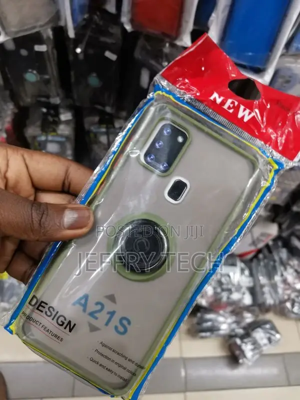 SAMSUNG Galaxy A21s Smoke Case With Ring Stand