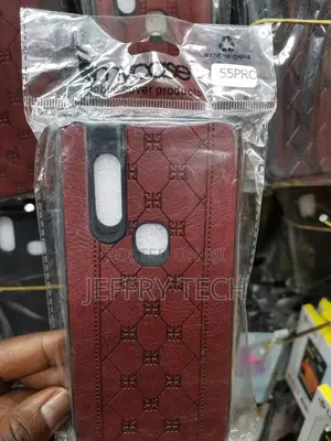 Infinix S5pro Suture Soft TPU Calfskin PU Leather Phone Back