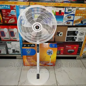 *URK 16" Stand Fan, Round Base With Remote / Remote