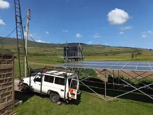 Borehole Solar Pump Installation Solar Panels
