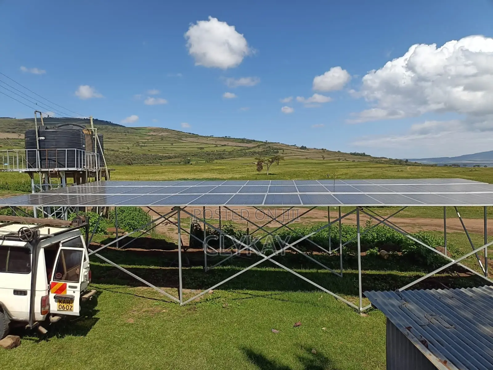 Borehole Solar Pump Installation Solar Panels