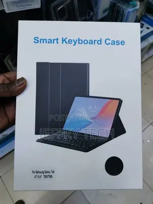 Keyboard Folio Case for Samsung Galaxy Tab A7 - Black