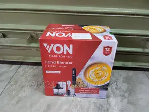 *Von Hand Blender With Accessories 