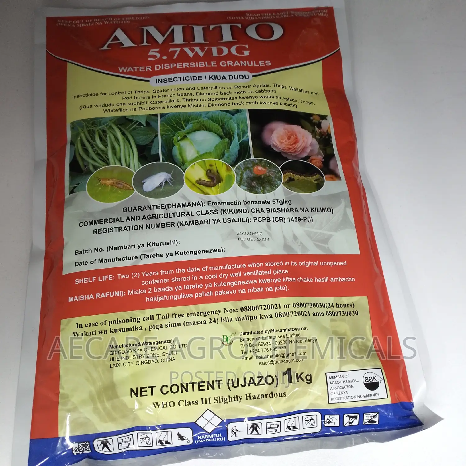 Amito 5.7wg Fall Army Worms Insecticide 1kg