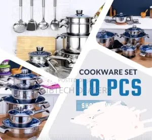 Marwa Cookware Set 110pcs Now Available