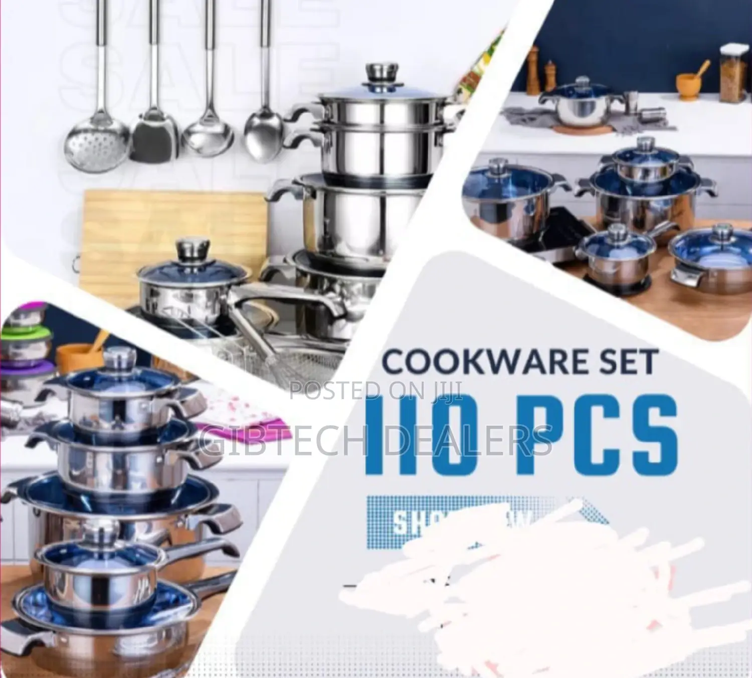 Quality Marwa Cookware Set 110pcs