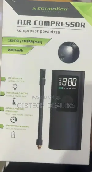Digital Air Compressor/Tyre Inflator Available