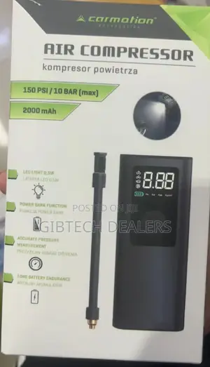 Digital Tyre Inflator/Air Compressor Available