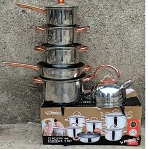 Yimeitai 12pc Stainless Steel Yimattel Cookware