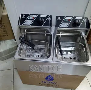 Nunix DF-6D Double Deep Fryer 6 Litres. + 6 Litres.