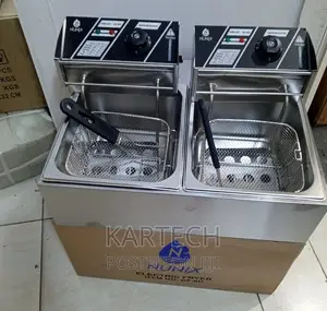 Nunix DF-6D Electric Double Deep Fryer 6 Ltrs.+ 6 Ltrs.