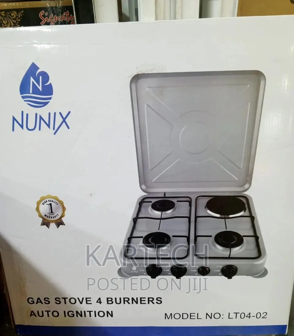 Nunix 3G + 1E Table Top Cooker
