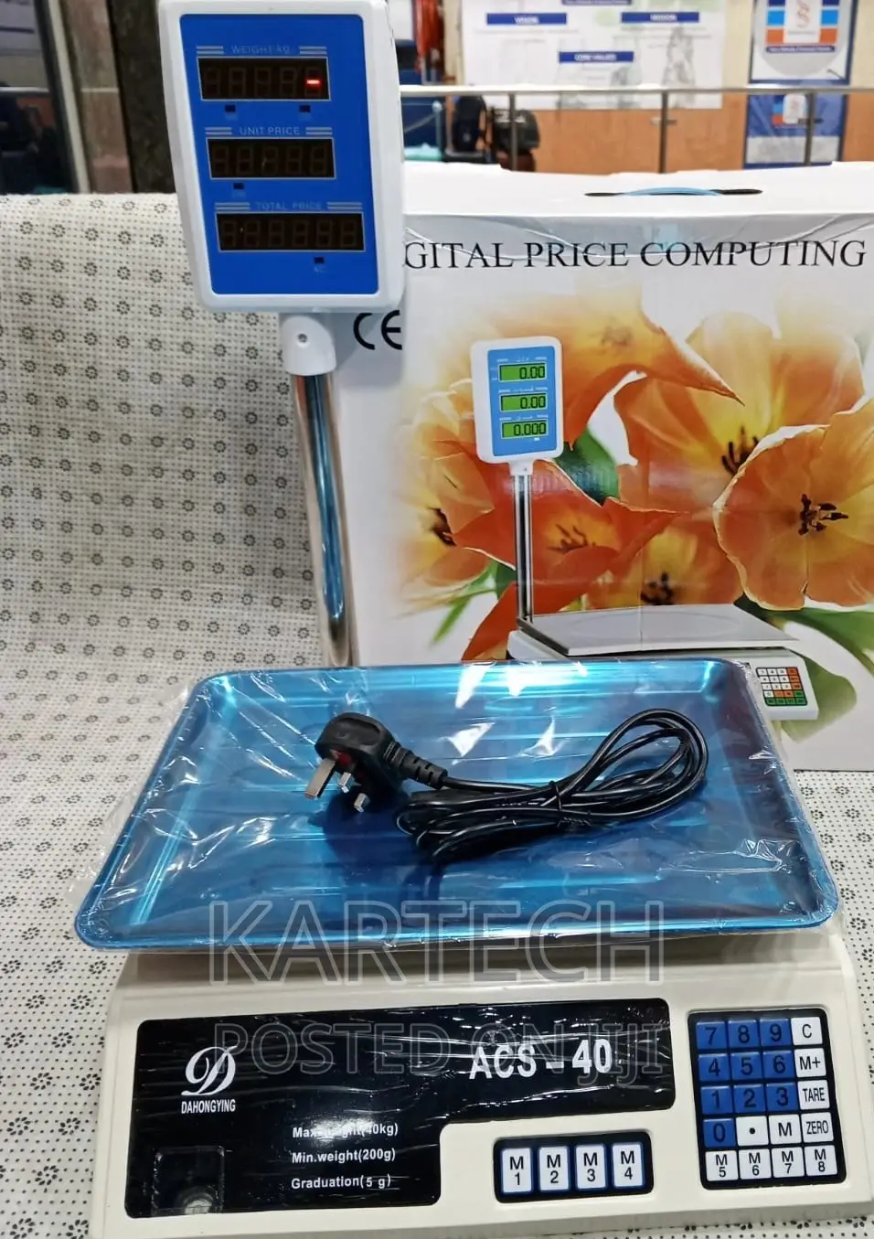 Digital Price Computing Scale With Arm ACS-40