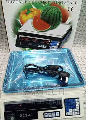 Digital Price Computing Scale Without Arm ACS-40