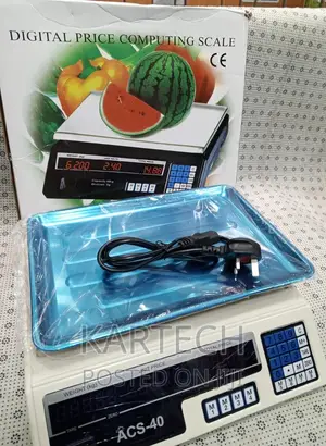 Digital Price Computing Scale Without Arm