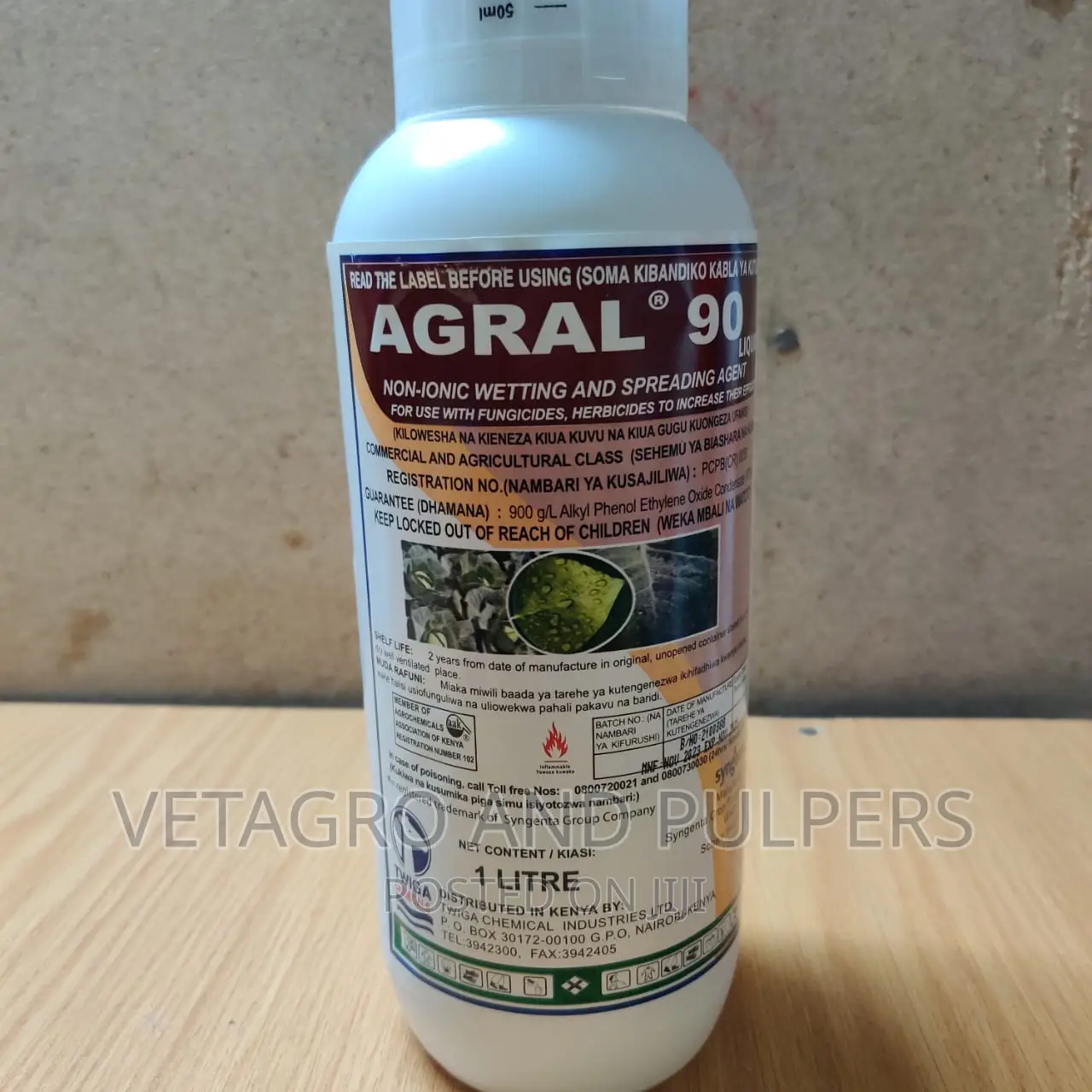 Agral 90 Non Ionic Wetting and Spreader Agent