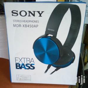 Extra Brass Blue Headphones