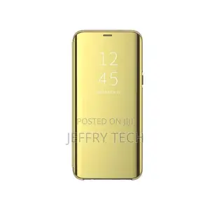 Oppo Quality Oppo F11 Pro Flip Stand Clear View Case - Gold