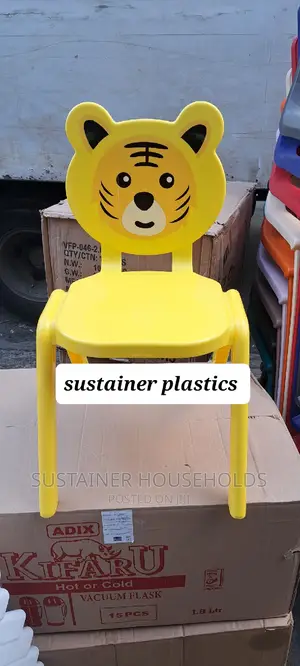 Yellow Kids Plastic Chairs