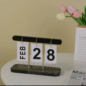 Nordic Stylish and Functional Tabletop Perpetual Calendar