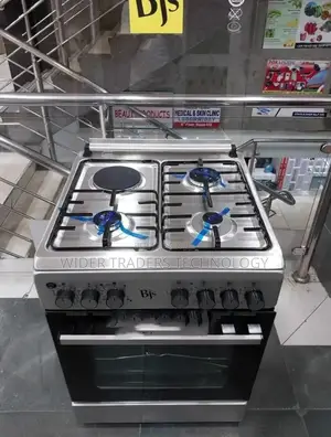 Cooker BJS INOX 60 by 60 Size 3+1 With Electric Oven