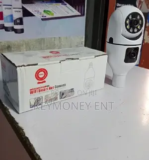 Dual Lens Nanny Bulb PTZ Camera With Motion Track