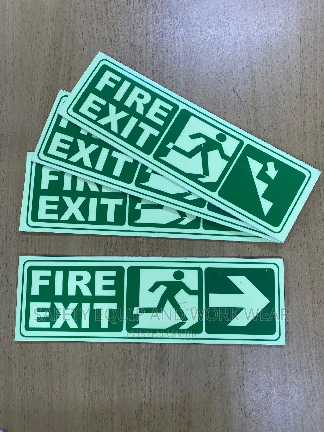 Reflective Safety Fire Exit Sign/ Signage