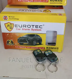 New Eurotec Brand Car Alarm With Cut Out, Free Installation