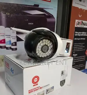 Outdoor 4G Simcard Smart Camera With Dual Lens Cam