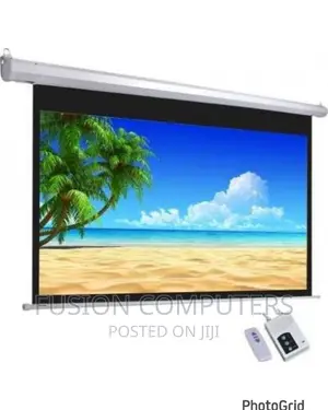 Auto Electric Projector Screen 240 X 240