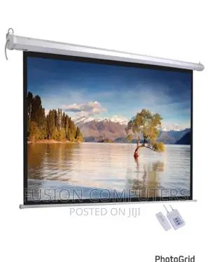 Auto Electric Projector Screen 180 X 180