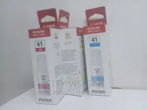 INK Bottle GI-41 Canon Genuine //Cyan Magenta Yellow!!