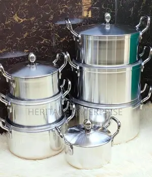 Tornado 14 PCS Set Aluminum Cooking Pots Large Cookware Sets